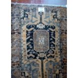 West Persian rug with apricot highlights,