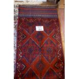 A Meshwani runner (59 x 247 cm approx) est: £40-£60