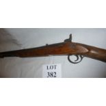 A 19c percussion rifle (No Certificate Required) est: £60-£90