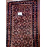 A Hamadan runner (200 x 80 cm approx) est: £80-£120