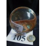 A large clear glass magnifying paperweight est: £30-£50 (O3)