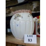 A Victorian 'Oriental Ivory' large twin handled vase (a/f) est: £25-£45 (AB7)