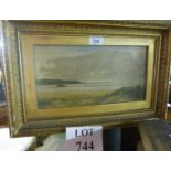 A framed oil on board seascape scene est: £20-£40