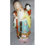 A large Chinese figure of a wiseman est: £40-£60 (K1)