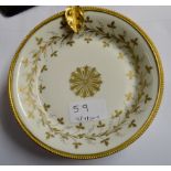 A Limoges gilt decorated trinket dish est: £80-£120