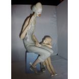 A Lladro figurine 'The Card Trick' est: £100-£150 (M)