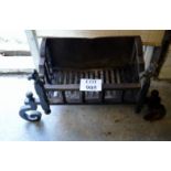 An old black iron fire grate est: £30-£50