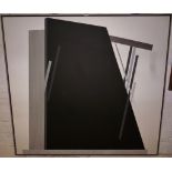 Jules de Goede (1981-1983) - A large framed abstract study on canvas 'Shape & Rhythm' est: £1,