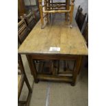 A French farmhouse kitchen table of good rich colour and patina seats 8 est: £550-£650