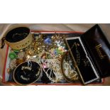 A large collection of costume jewellery to include two boxed 'Links' bracelets est: £50-£80