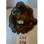 A bronzed Buddha figurine est: £30-£50 (F4)