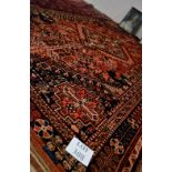 A fine Persian rug in good condition mid 20c est: £80-£120