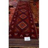 A meshwani runner (64 x 245 cm approx) est: £50-£80