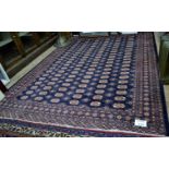 An Indian wool/cotton carpet (305 x 217 approx) est: £120-£160