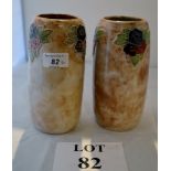 A pair of Doulton vases marks to base est: £40-£60 (B23)