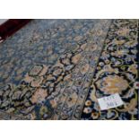 A Kashan carpet (370 x 252 cm approx) est: £400-£500