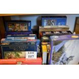 Two boxes of numerous boxed jigsaw puzzles est: £30-£50 (BB28)