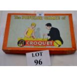 A boxed Croquet game est: £20-£40 (B33)