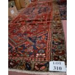 A Hamadan runner (284 x 97 cm approx) est: £200-£300