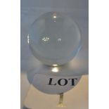 A large glass ball est: £20-£40 (N2)