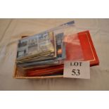 A large collection of film star postcards and a collection of postcards est: £40-£60 (B24)