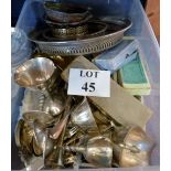 A large quantity of silver plated items and flat ware est: £40-£60 (A4)