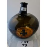 An 18c apothecary bottle with the number 4 est: £100-£150 (M)