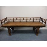 Traditional Chinese lohan or daybed in t