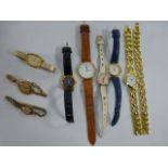 Collection of eight wristwatches includi