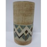 Troika cylinder vase by Lousie Jinks, 19