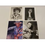 Four Signed Promo 8x10 Photos,Including