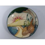 Moorcroft pin tray Pineapple Sunrise pat