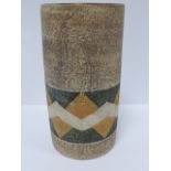 Troika cylinder vase by Alison Brigden,