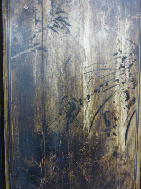 A pair of Chinese carved hardwood wall h - Image 3 of 3