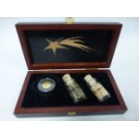 Coins - wooden cased set, Kiribati gold