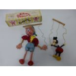 Minnie the Mouse puppet, early character