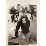Garbage signed 10x8 B&W Promo photo by a