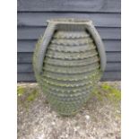 Designer garden pot with four shaped han