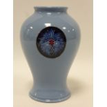 Moorcroft vase 'Three Williams Blue Flam