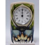 Moorcroft mantle clock, Mushroom pattern