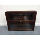 Two Globe Wernicke bookcase sections