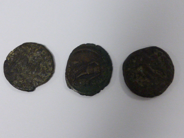 Three Roman coins - Constantine I & II - Image 2 of 3