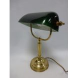 Brass Bankers lamp