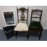 Two 19th Century chairs, together with a