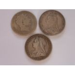 Coins - Three Crowns - 1820, 1892 and 19