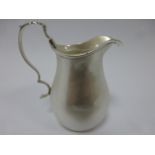 Silver Bachelors milk jug, hallmarked Bi