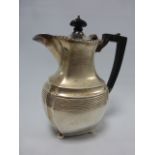 Late Victorian silver coffee / hot water