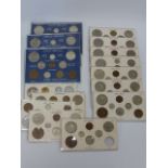 Coins - Seven sets of GB coinage for the years 1920,22,31,34,35,36 and 1939,