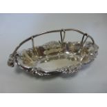 Edwardian silver ring holder trinket tray, hallmarked Sheffield 1906 by maker Thomas Levesley,