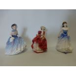 Three Royal Doulton Figurines to include 'Top O' The Hill' HN1834,